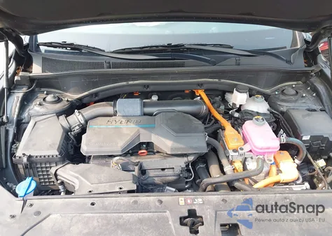 2023 Hyundai Santa Fe Hybrid Blue from USA, damaged, VIN 5NMS2DA14PH014253